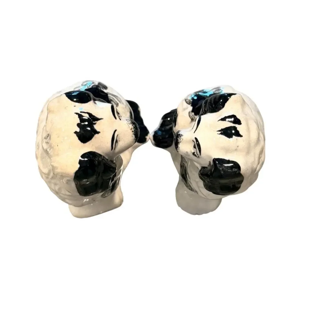 Possible Antique Victorian Staffordshire Spaniel Mantel Dogs Pair 6